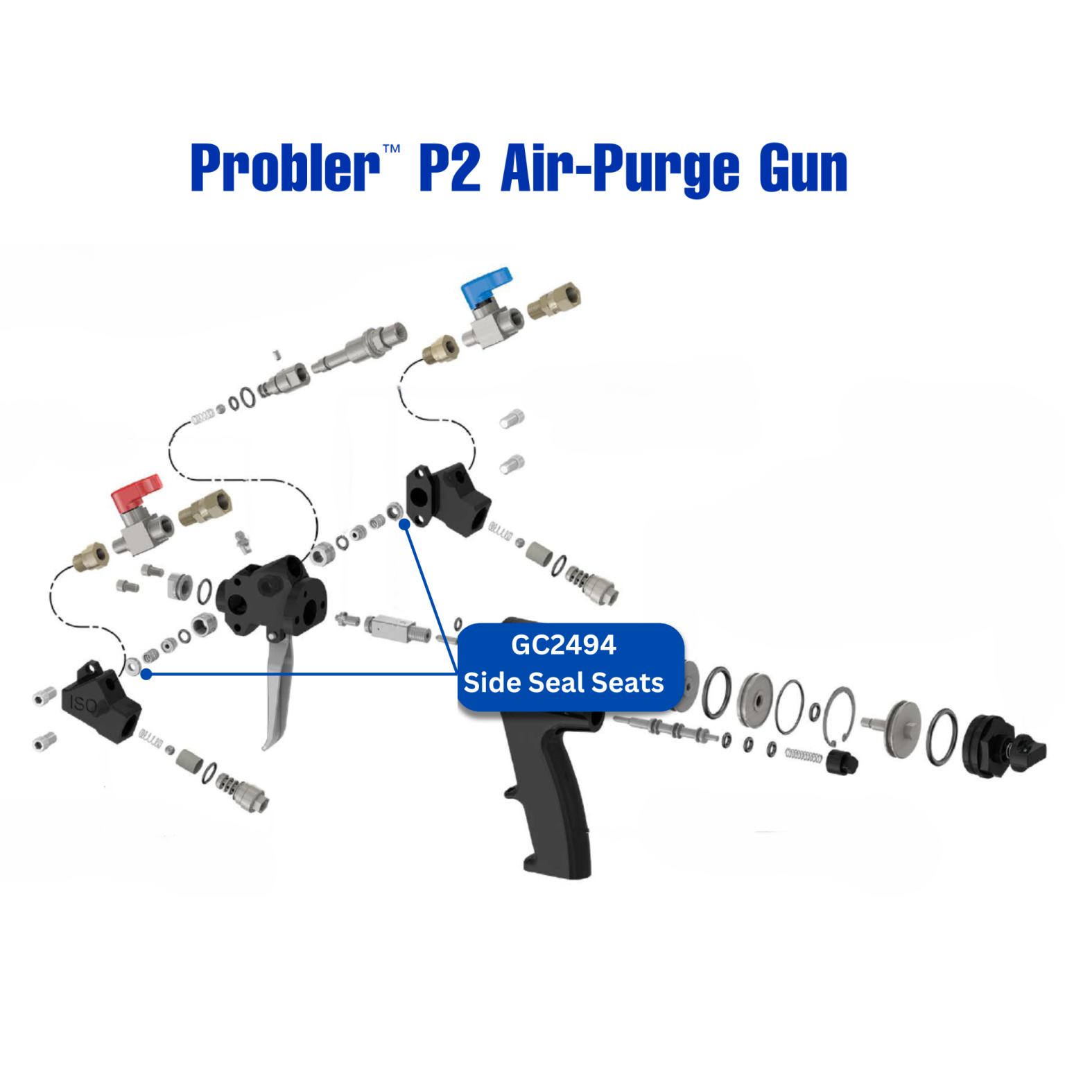 Side Seal Seats for P2 Gun 10pk – Air Pump